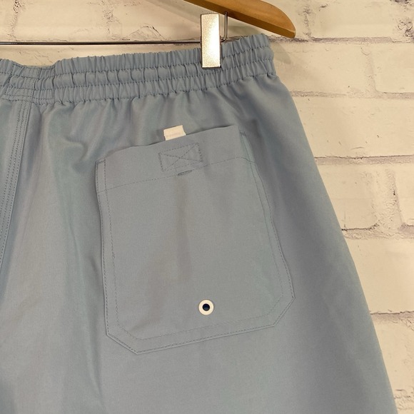 Todd Snyder Swim Trunks Men's Size Large Elastic Waist 5" Inseam Beach Blue NWT - Picture 5 of 9